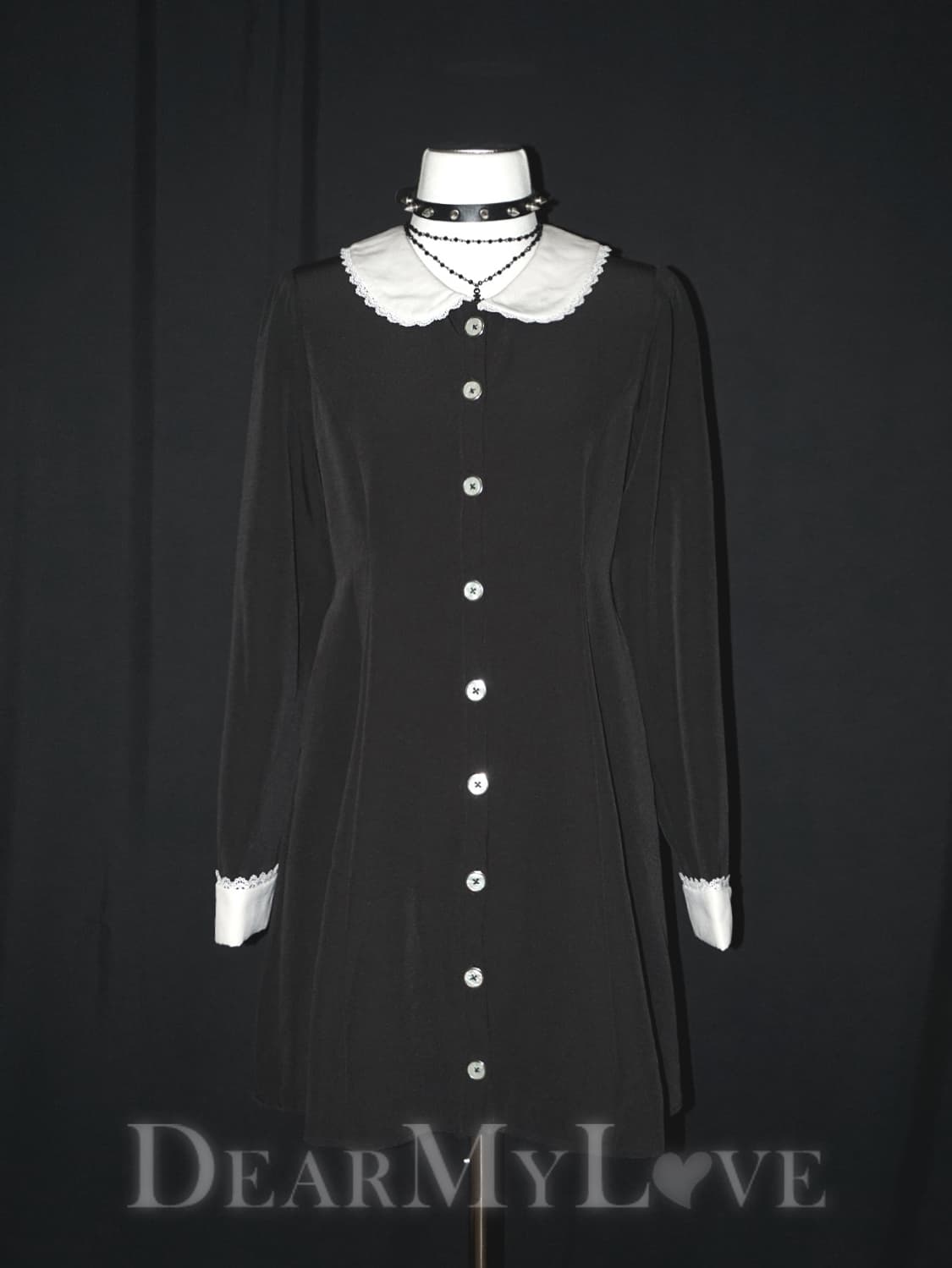 (dear my love) lace collar dress  상품이미지1