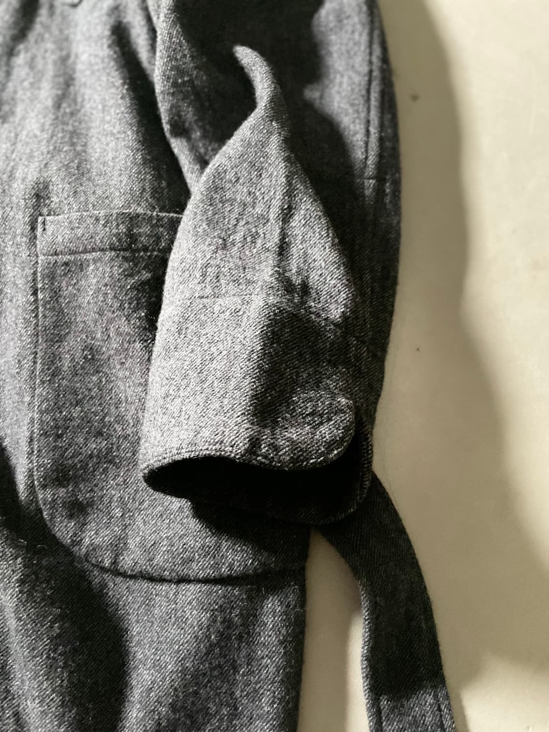 언유즈드 Belted Shawl Collar Robe Jacket 상품이미지5