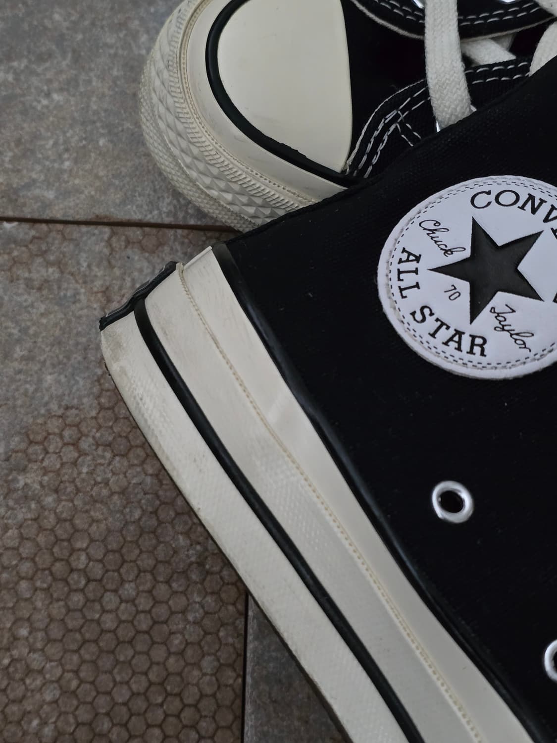 (235)컨버스 척 70 클래식 블랙 하이 상품이미지5