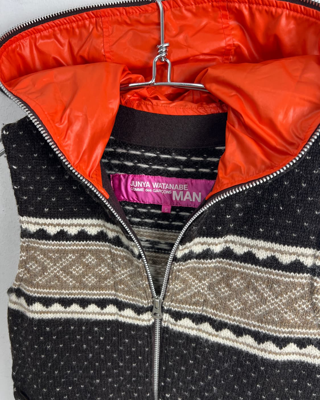 JUNYA WATANABE NORDIC WOOL FULL ZIP VEST 상품이미지3