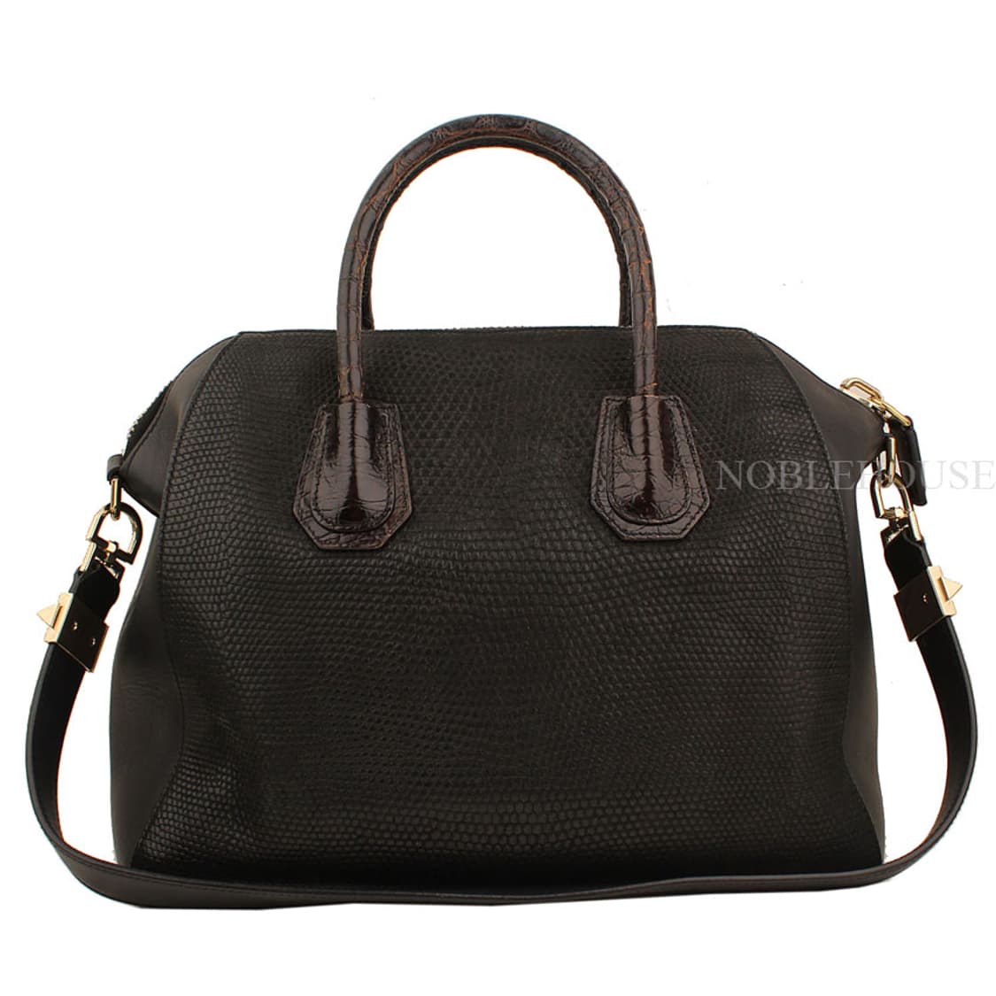 지방시 블랙 리자드&와니패턴 안티고나 미듐 토트겸 숄더백 상품이미지3