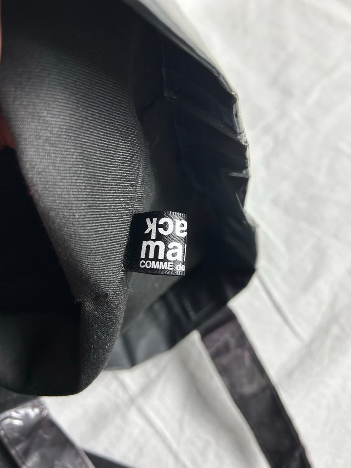 꼼데가르송 PVC 토트백 상품이미지7