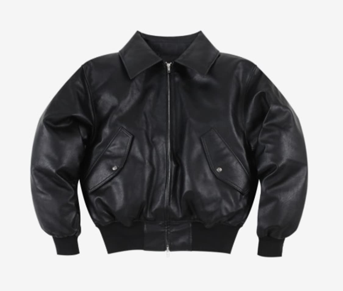 (깡스타일)로버스트포 레더 푸퍼 자켓 xl (택있음) 상품이미지6