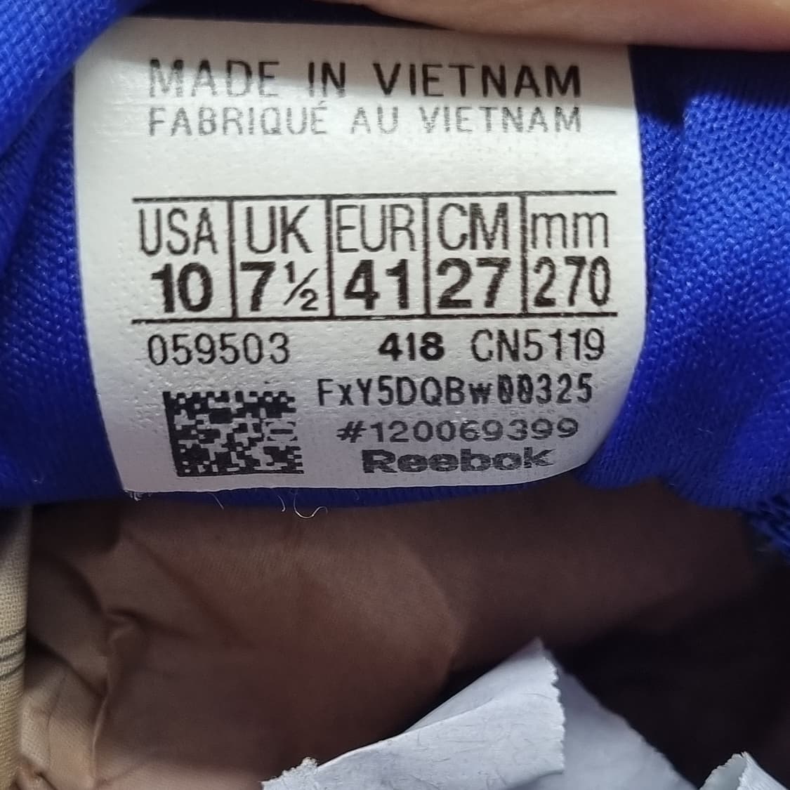 리복 CL 나일론 남성운동화270 상품이미지6