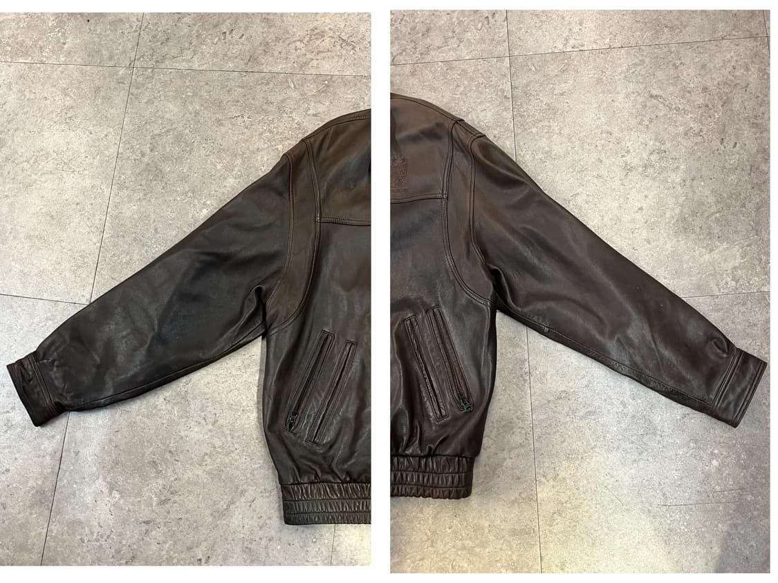 빈티지 램가죽 레더 자켓 브라운 #csz2039 상품이미지8