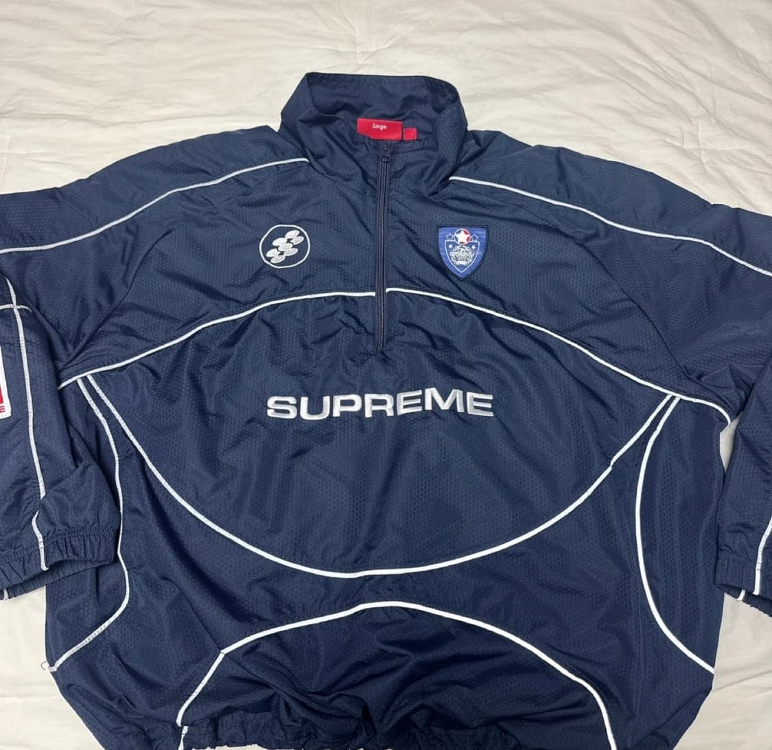 슈프림 S로고 후드 집업 블랙 24FW L사이즈 상품이미지1