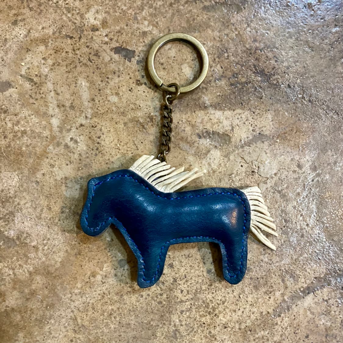 빈티지 가죽 말 키링 상품이미지1