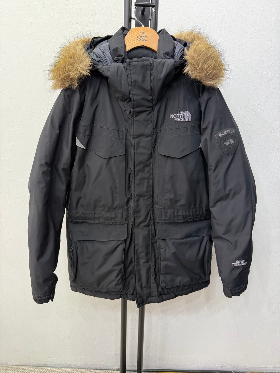 정품) 노스페이스 맥머도 여성 검정 구스패딩 S 상품이미지1