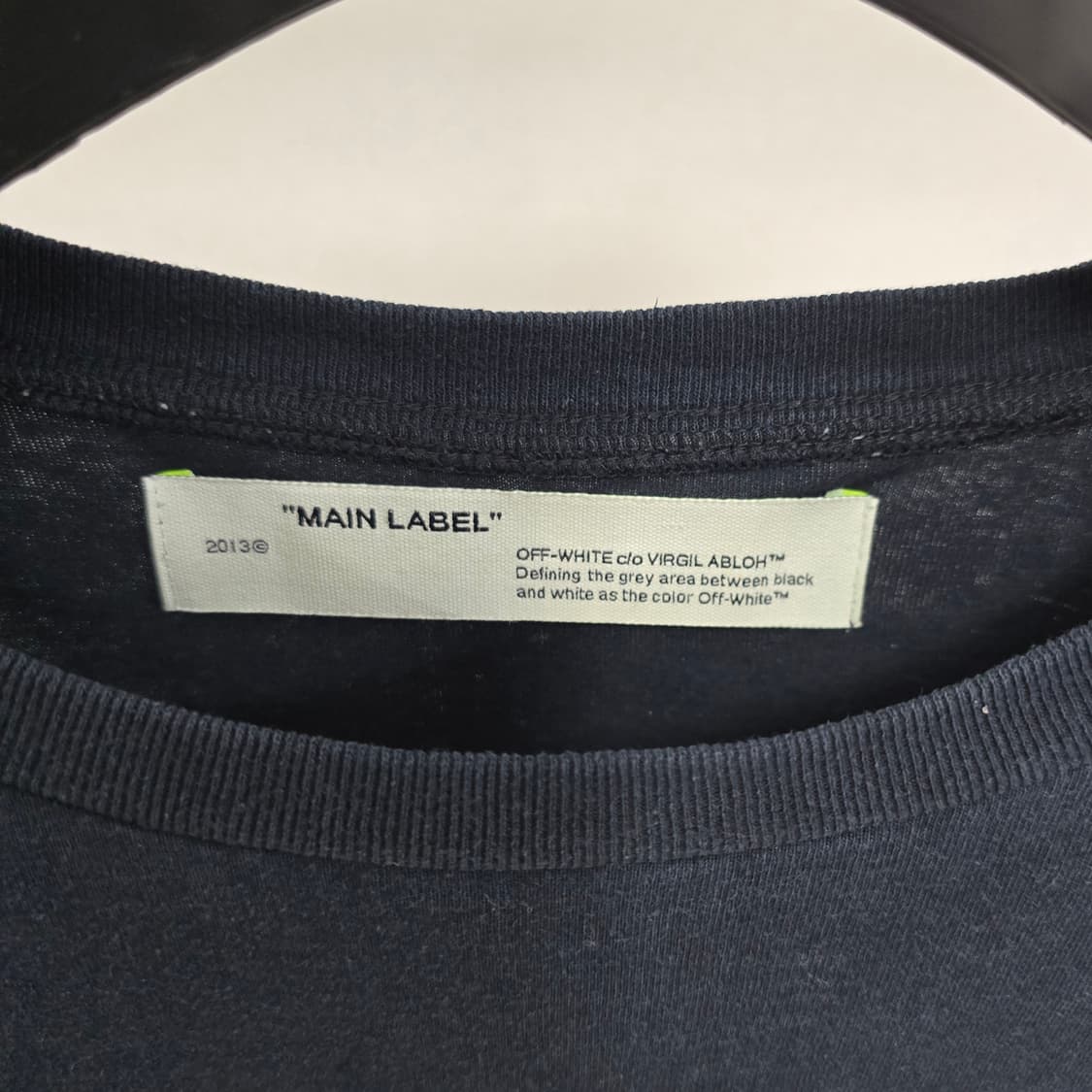 오프화이트 백로고 반팔 티셔츠 s사이즈 105 110 판매 상품이미지5