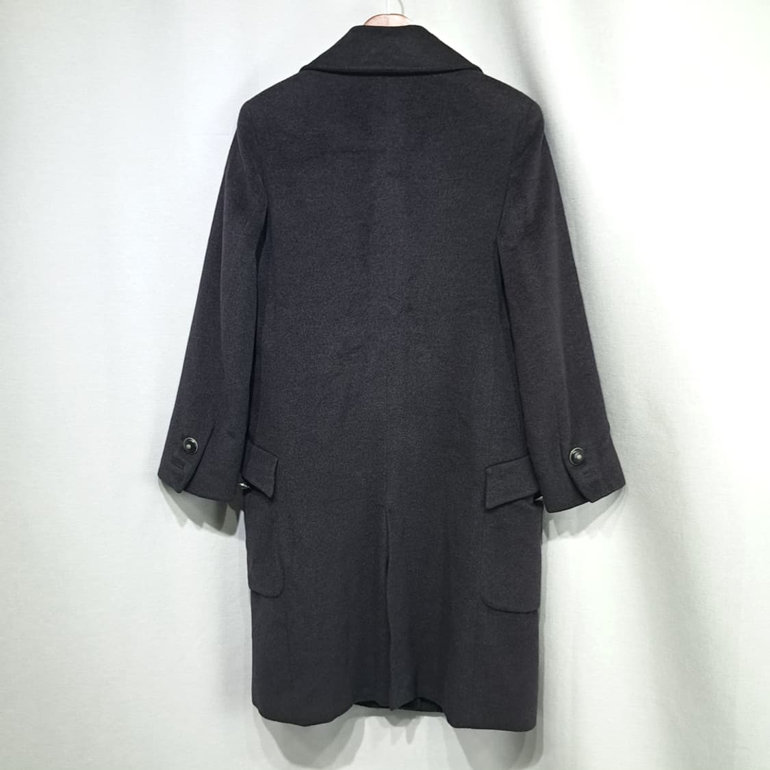 CN989W L 베르사체 꾸뛰르 이탈리아 울 테일러드 롱코트 상품이미지9