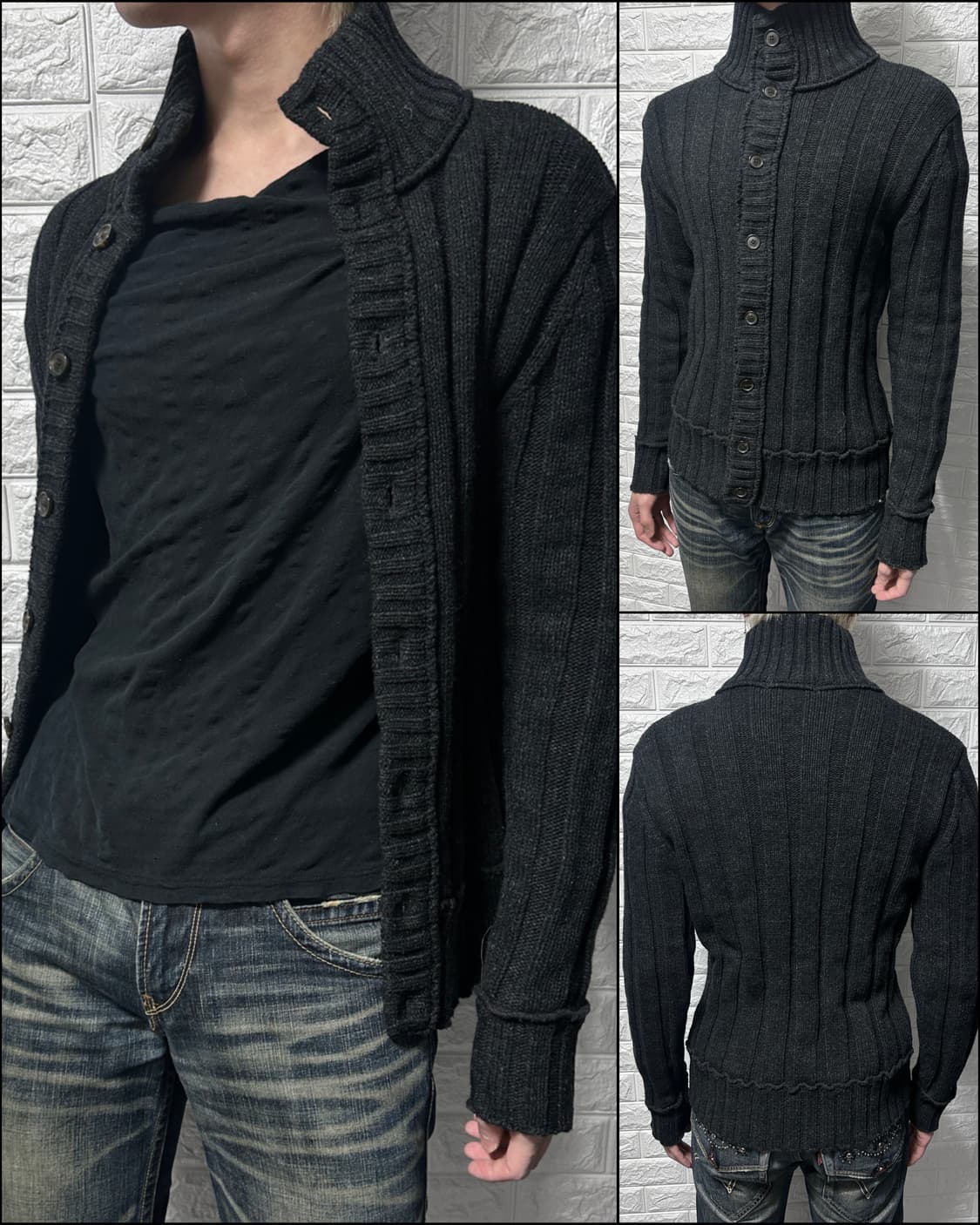 돌체앤가바나 리브 니트 가디건  상품이미지1