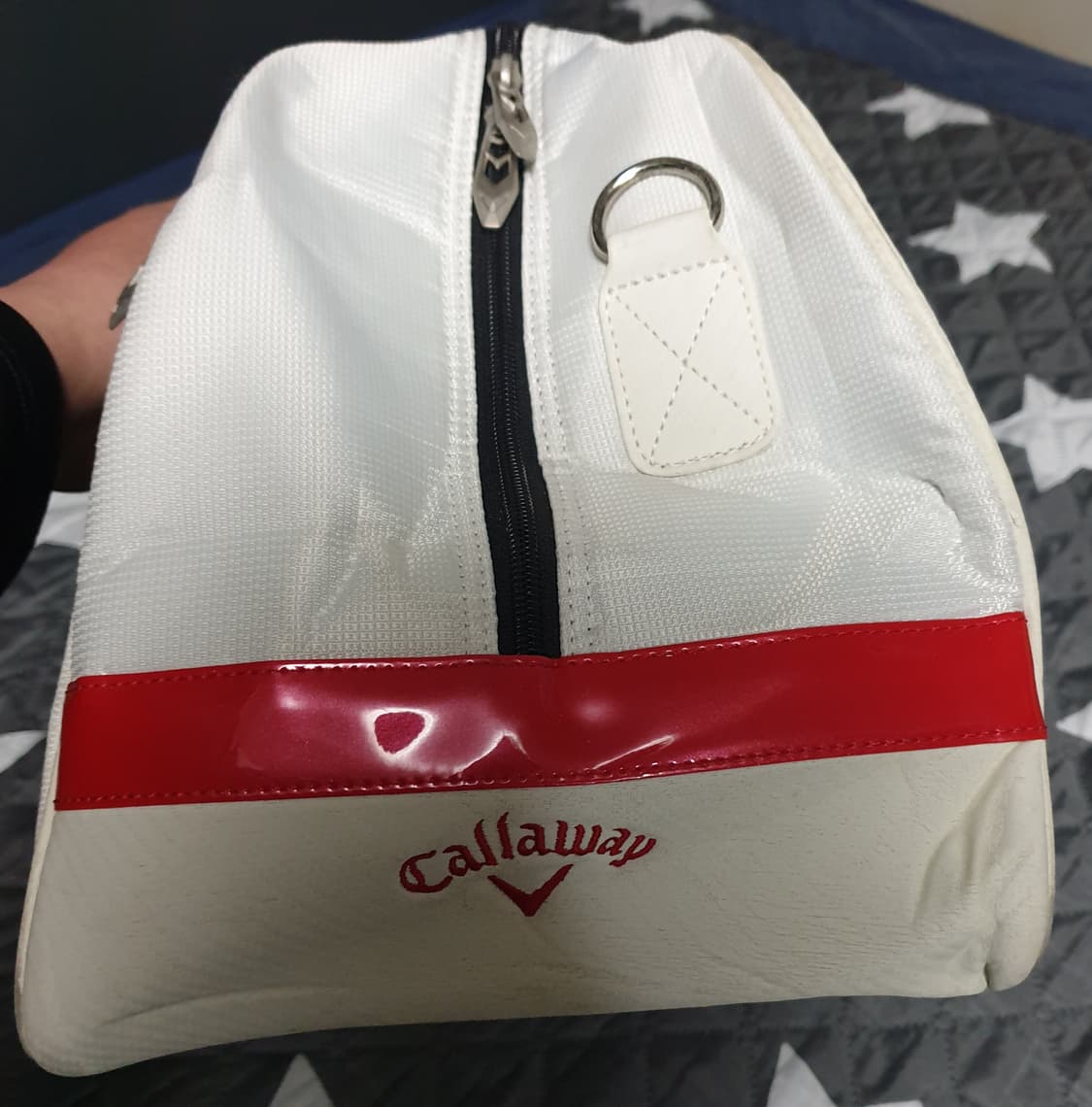 캘러웨이 보스턴백 (화이트 레드 네이비) 상품이미지2