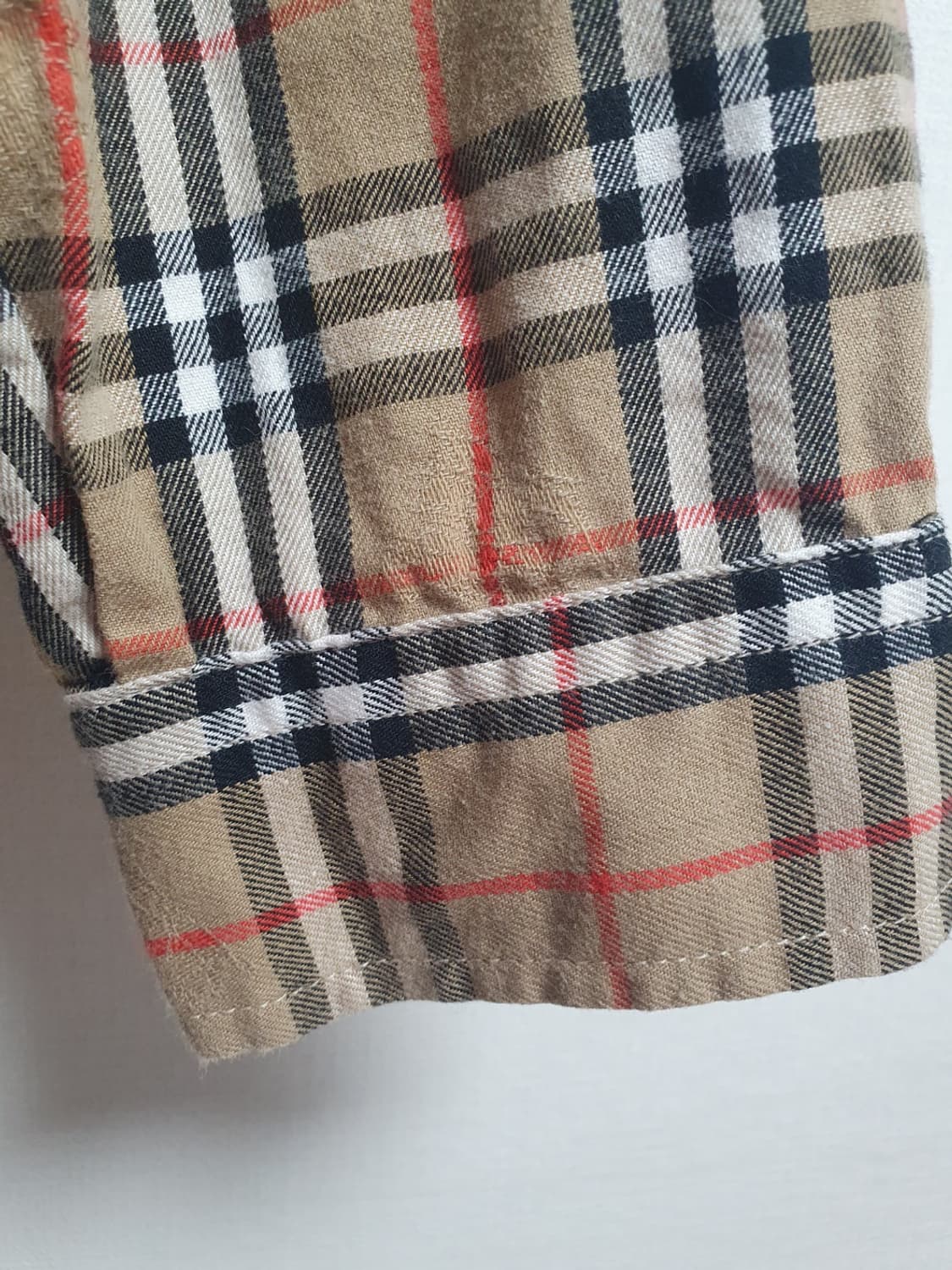 버버리 런던 노바체크 코튼 셔츠 S 상품이미지7