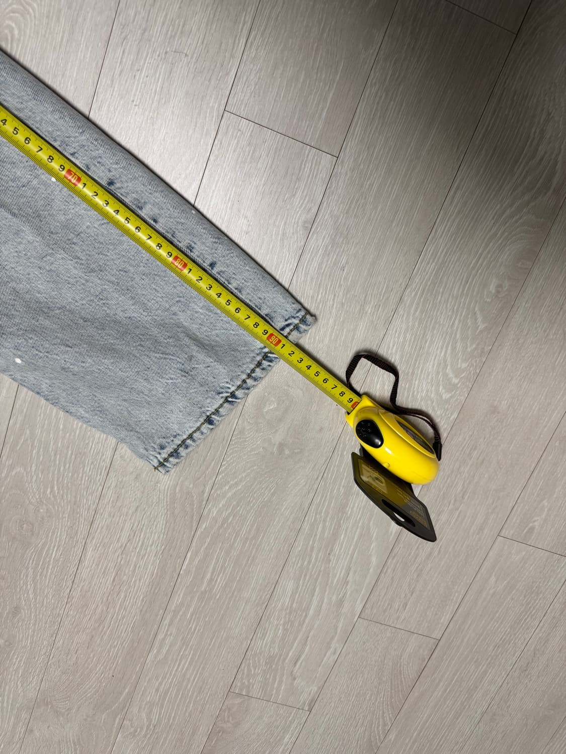 R13 알써틴 연청 스트레이트 데님 팬츠 상품이미지8