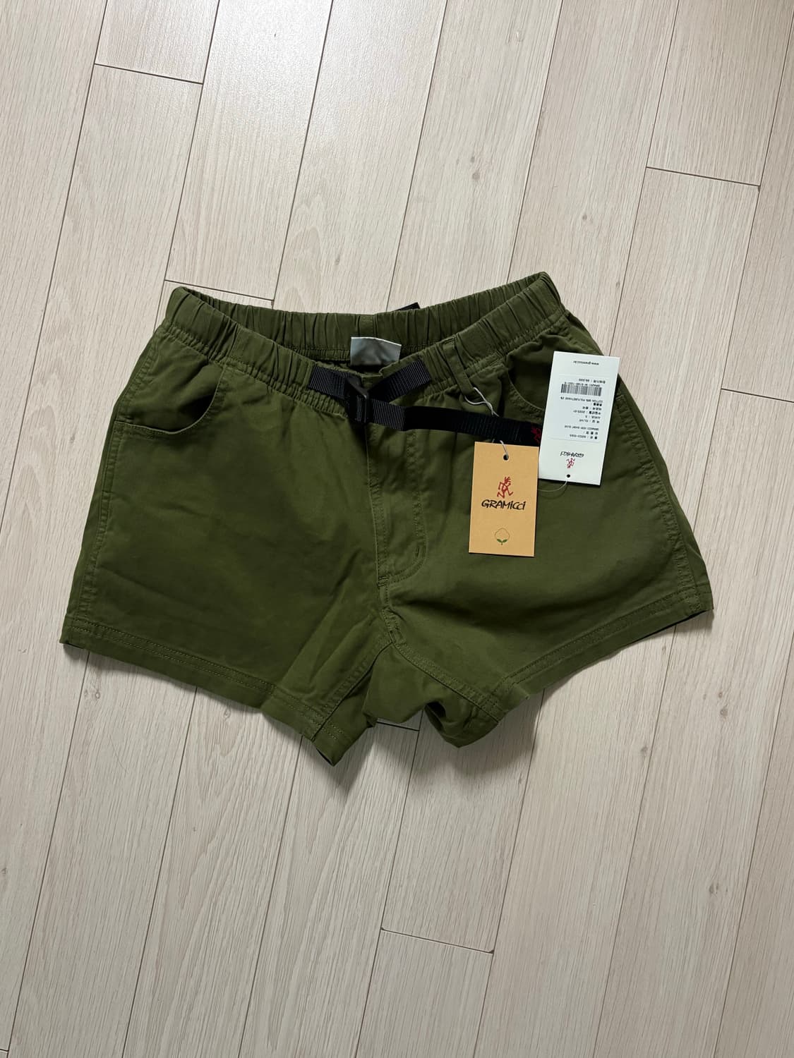 그라미치 베리 쇼츠 올리브 S 상품이미지2