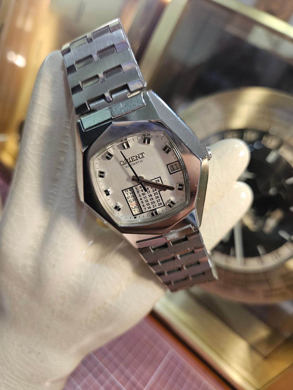 오리엔트 70s 빈티지 오토매틱 만년달력 시계 상품이미지1