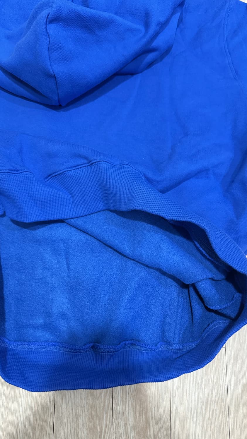 창모 LIBILLY 파란색 후드티 XXL 상품이미지5