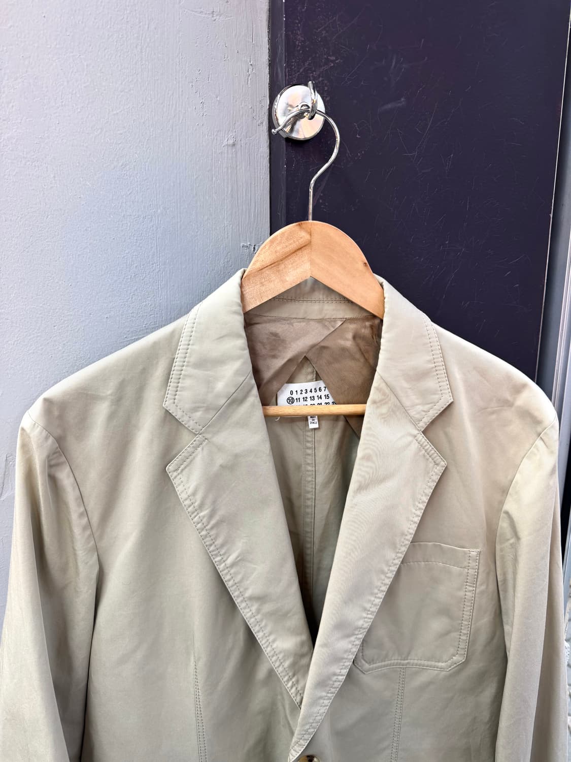 48/ 메종마르지엘라 10번대 싱글 브레스티드 블레이저 상품이미지4