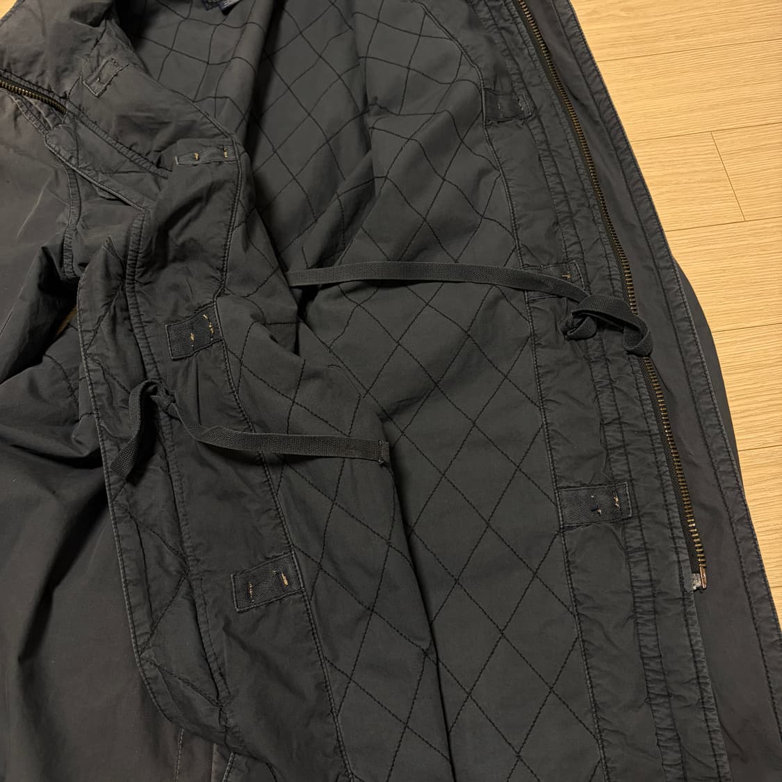 폴로 빈티지 토글버튼 후드 롱 떡볶이 자켓 상품이미지7