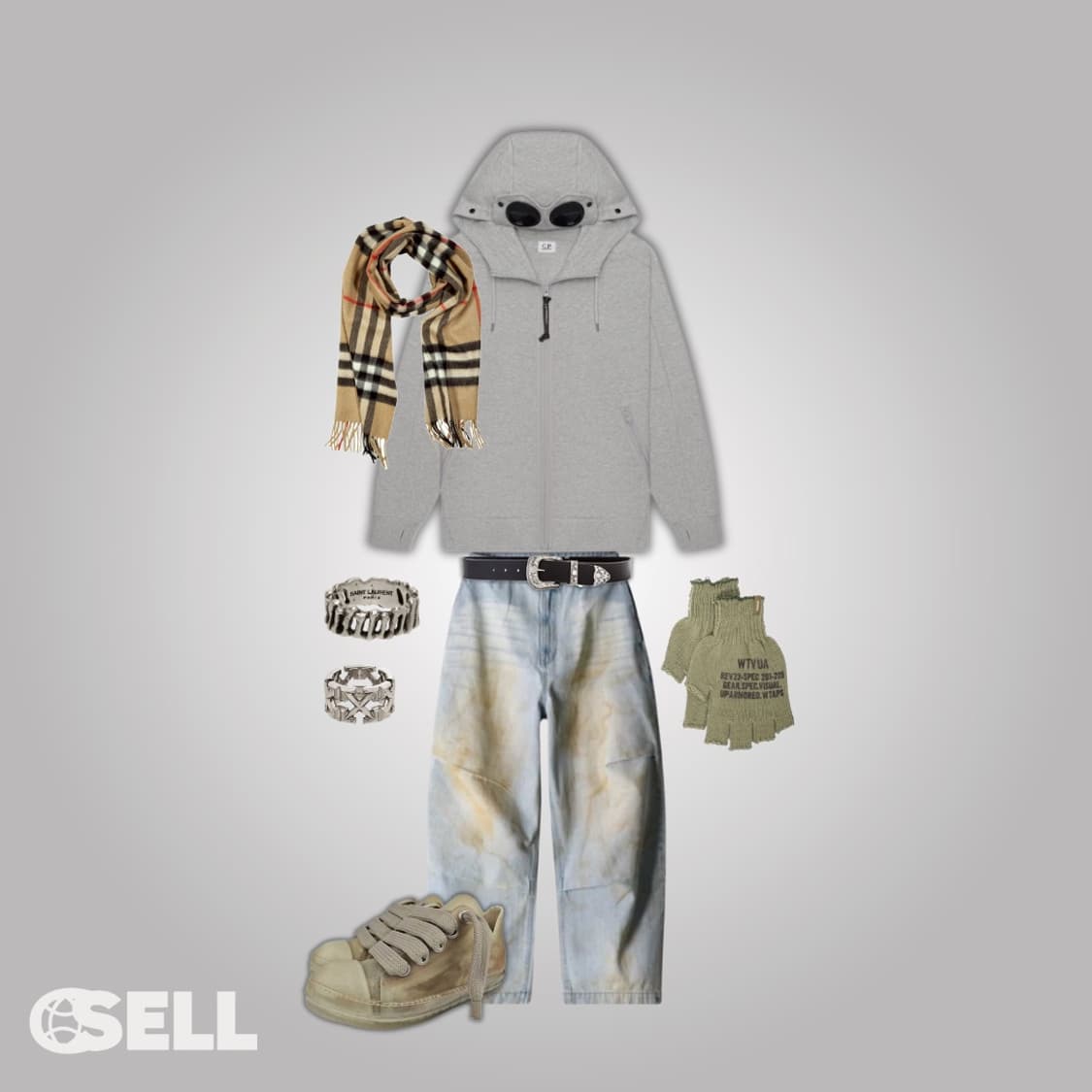 Cp컴퍼니 고글 후드집업 상품이미지2