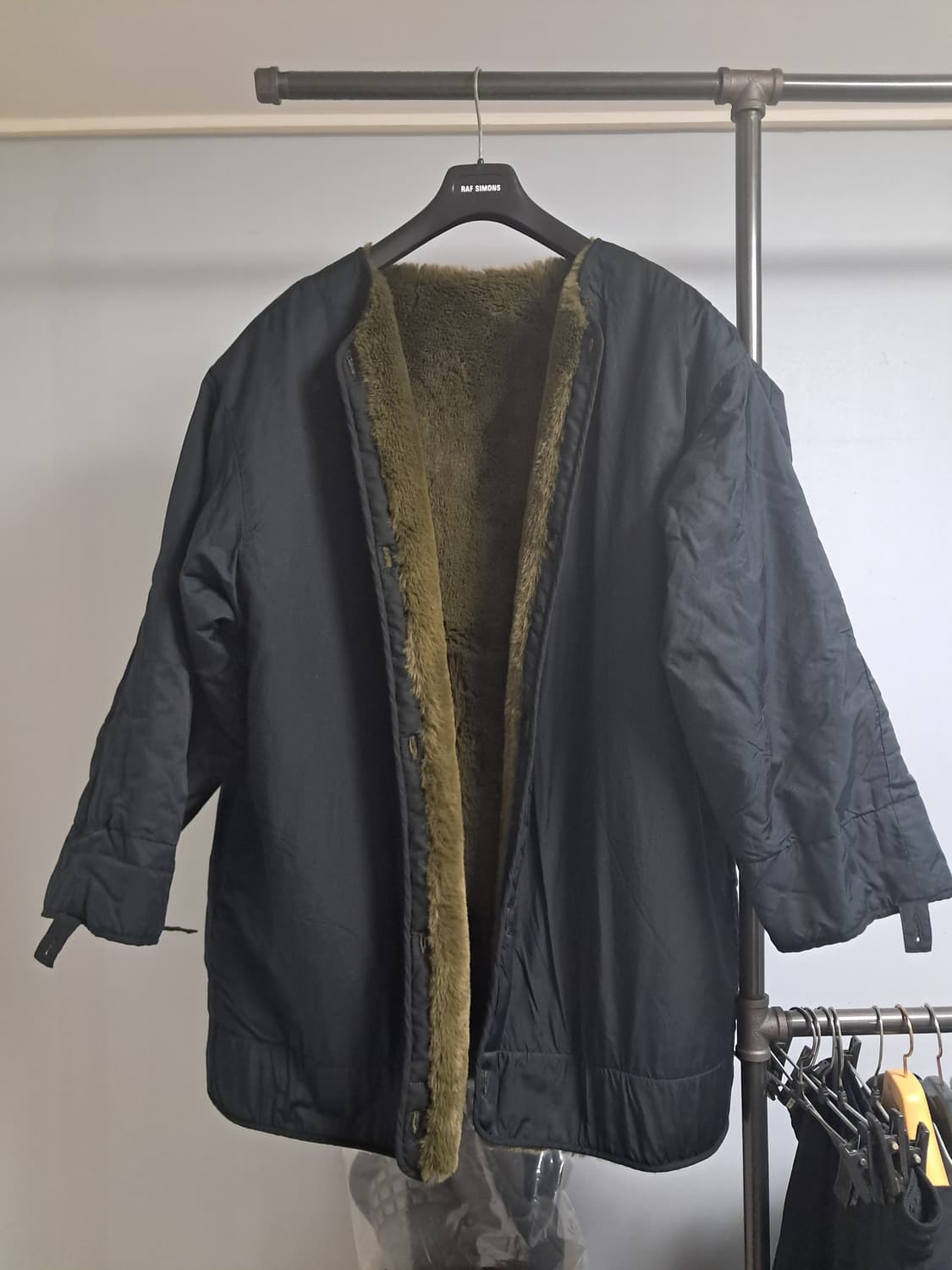 라프시몬스 19fw 런웨이 롱파카 상품이미지6