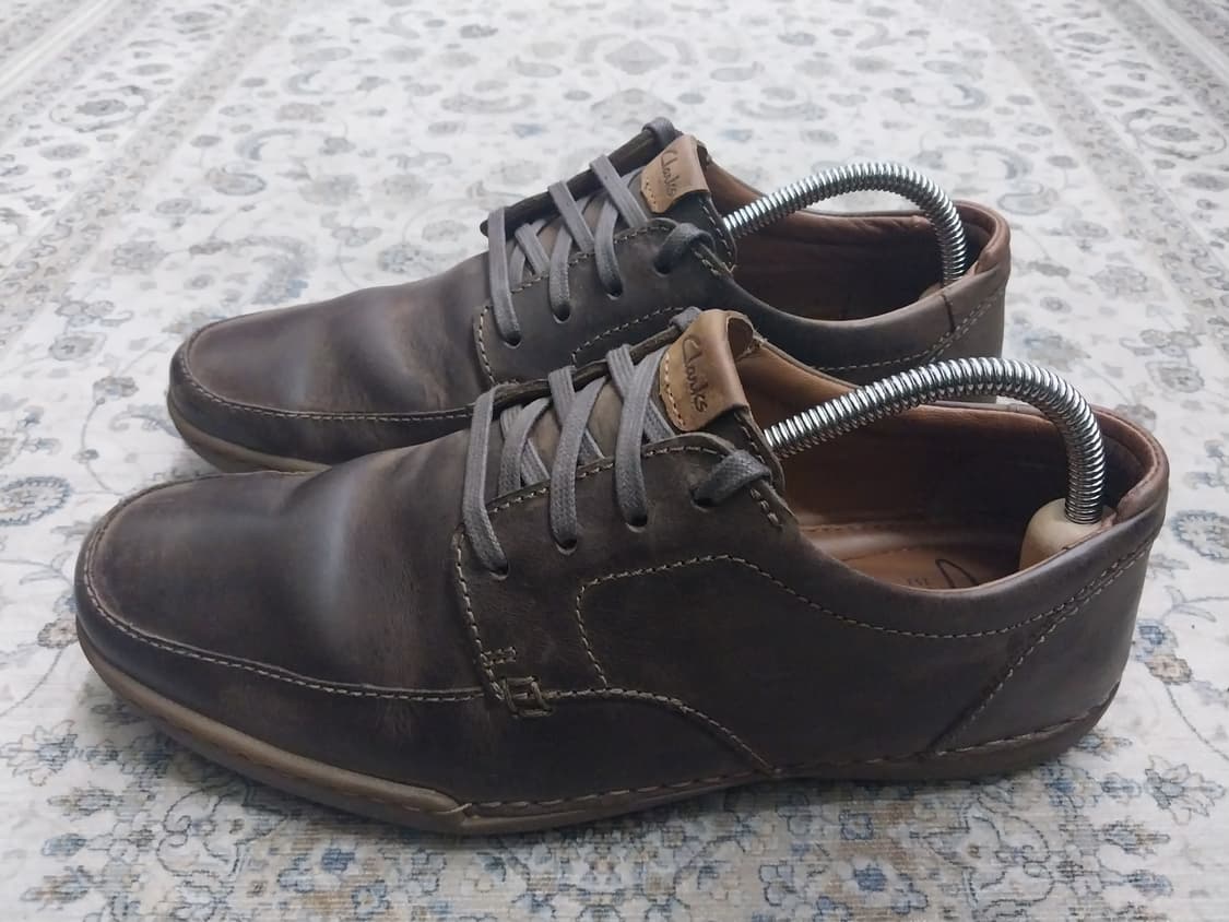 클락스 브라운 가죽 컴포트화 255mm(260까지) 상품이미지4