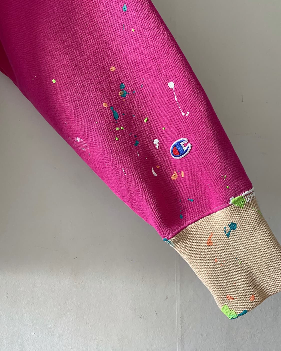 챔피온 리버스위브 컬러풀 페인팅 후드티 상품이미지6