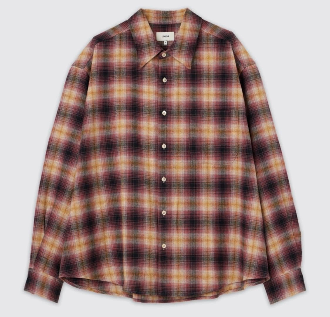 르아브 체크셔츠 상품이미지1