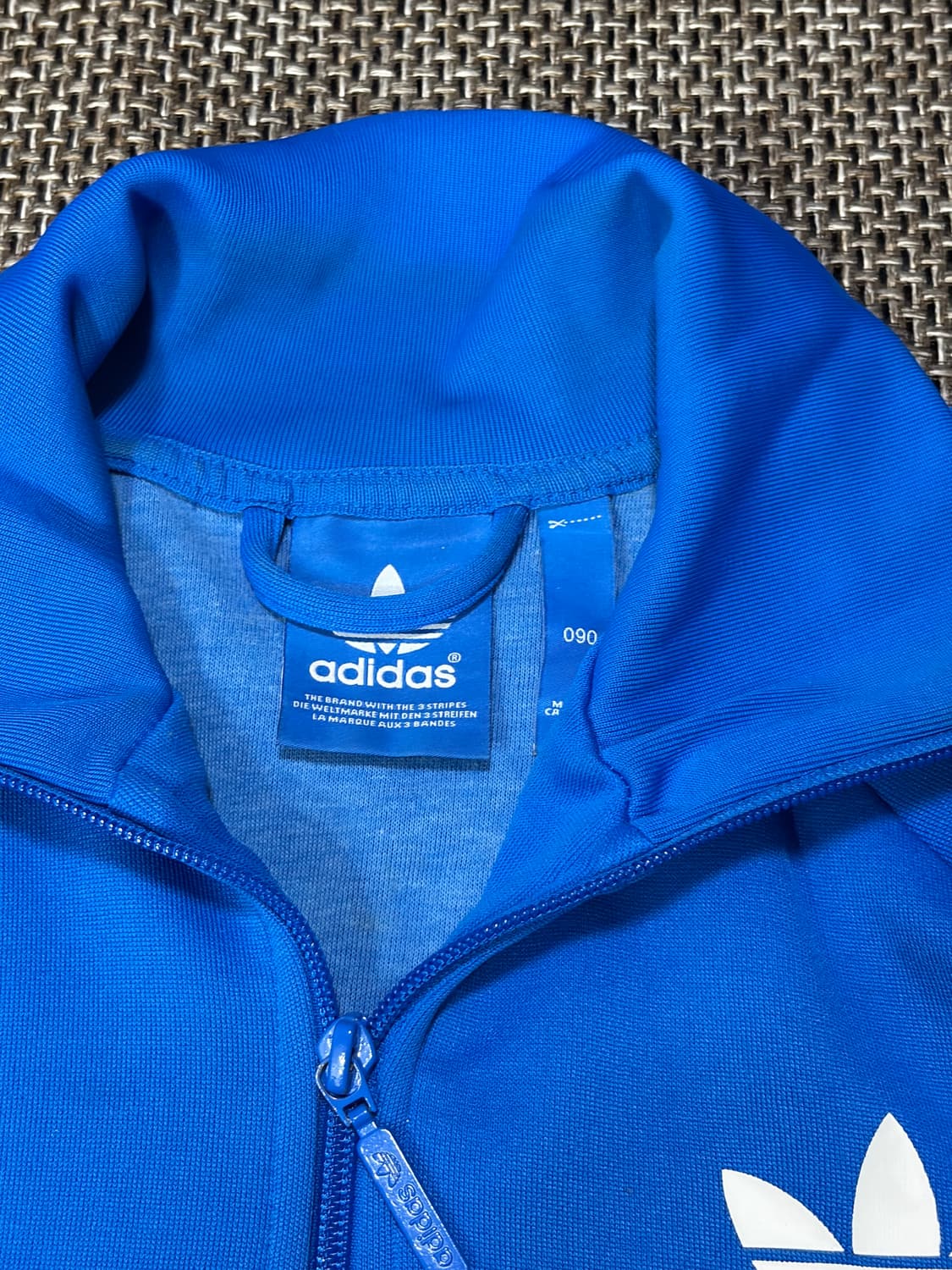 아디다스 블루 트레포일 트랙탑 져지 상품이미지4