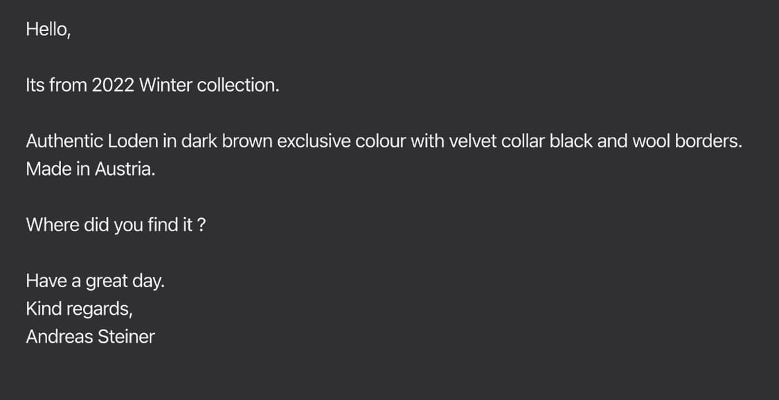 [xs] 22fw rier loden coat exclusive 상품이미지3