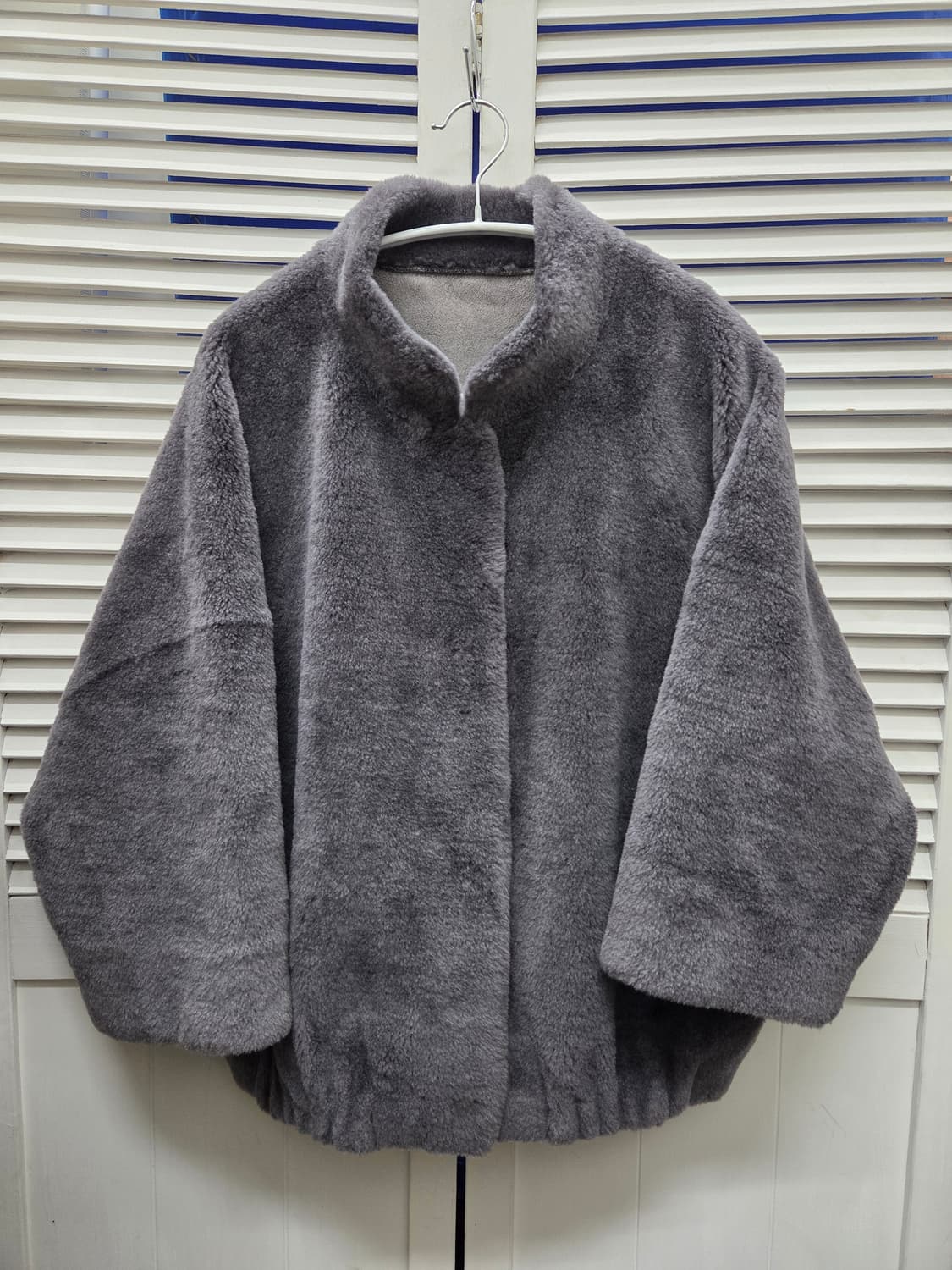 LBL 호주산 양모 시어링 하프자켓 상품이미지1