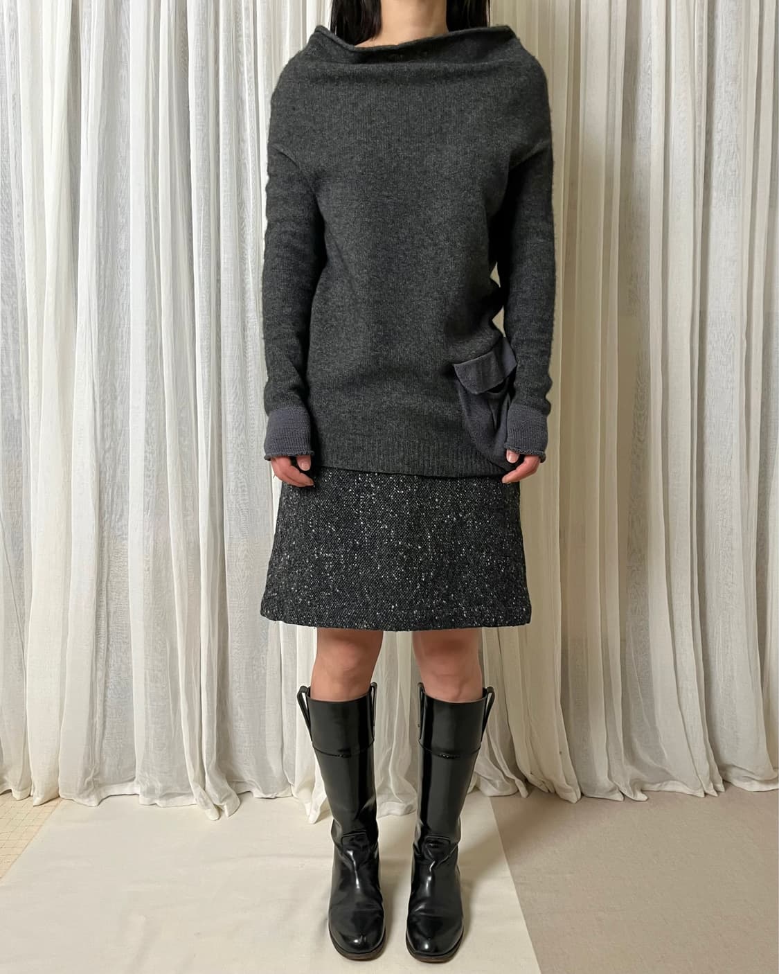 요지야마모토 하이넥 포켓 니트 Y's'yhojiyamamoto 상품이미지1