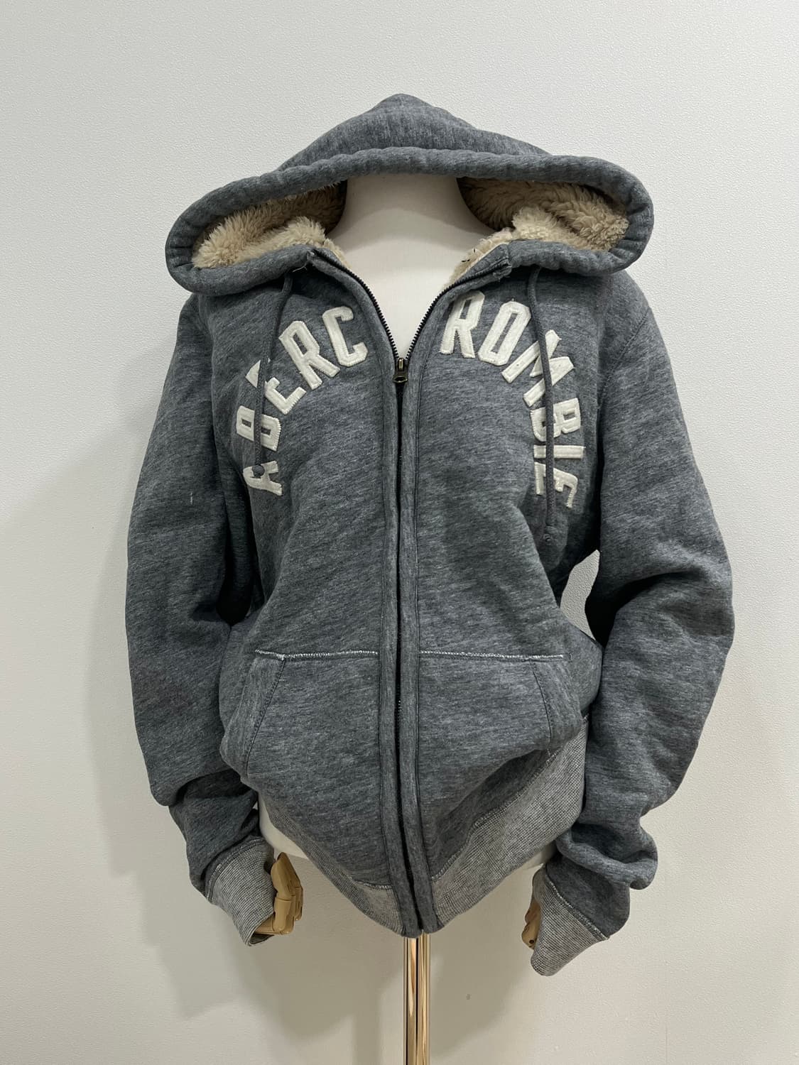 아베크롬비 울프죠 후드집업 그레이 상품이미지1