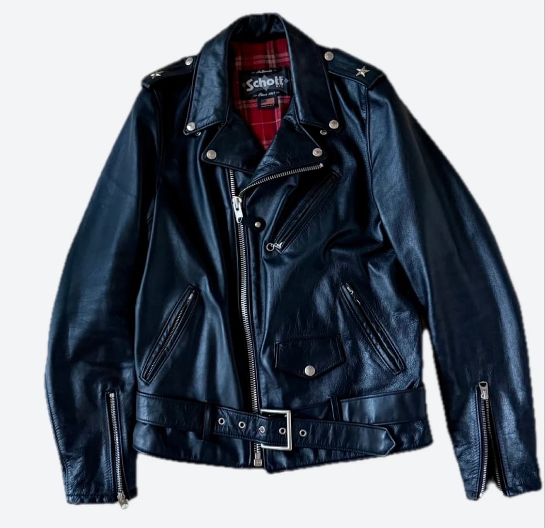 schott NYC 원스타 쇼트 626 더블라이더 자켓 상품이미지1