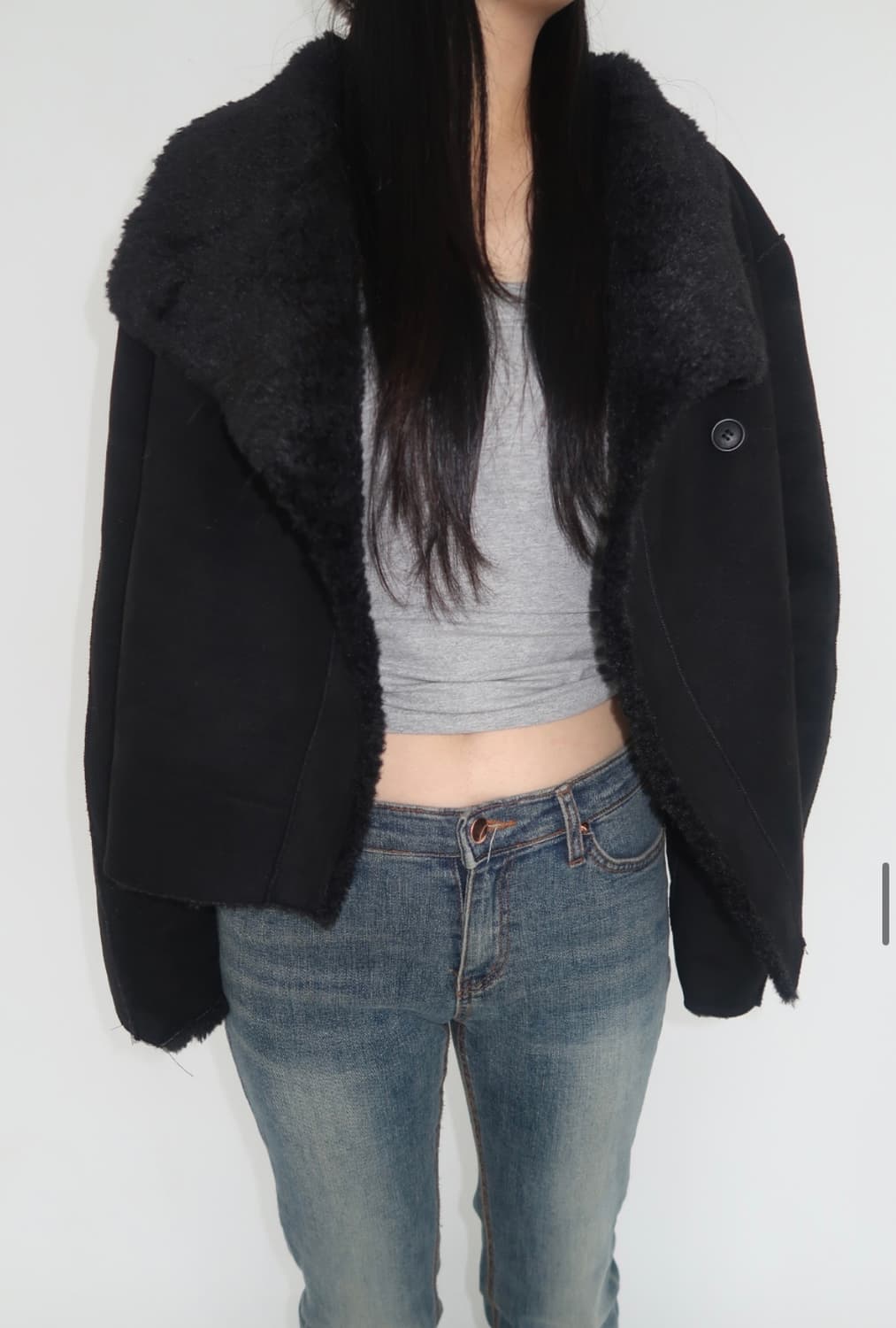 아워캐비넷 투웨이 무스탕 상품이미지4