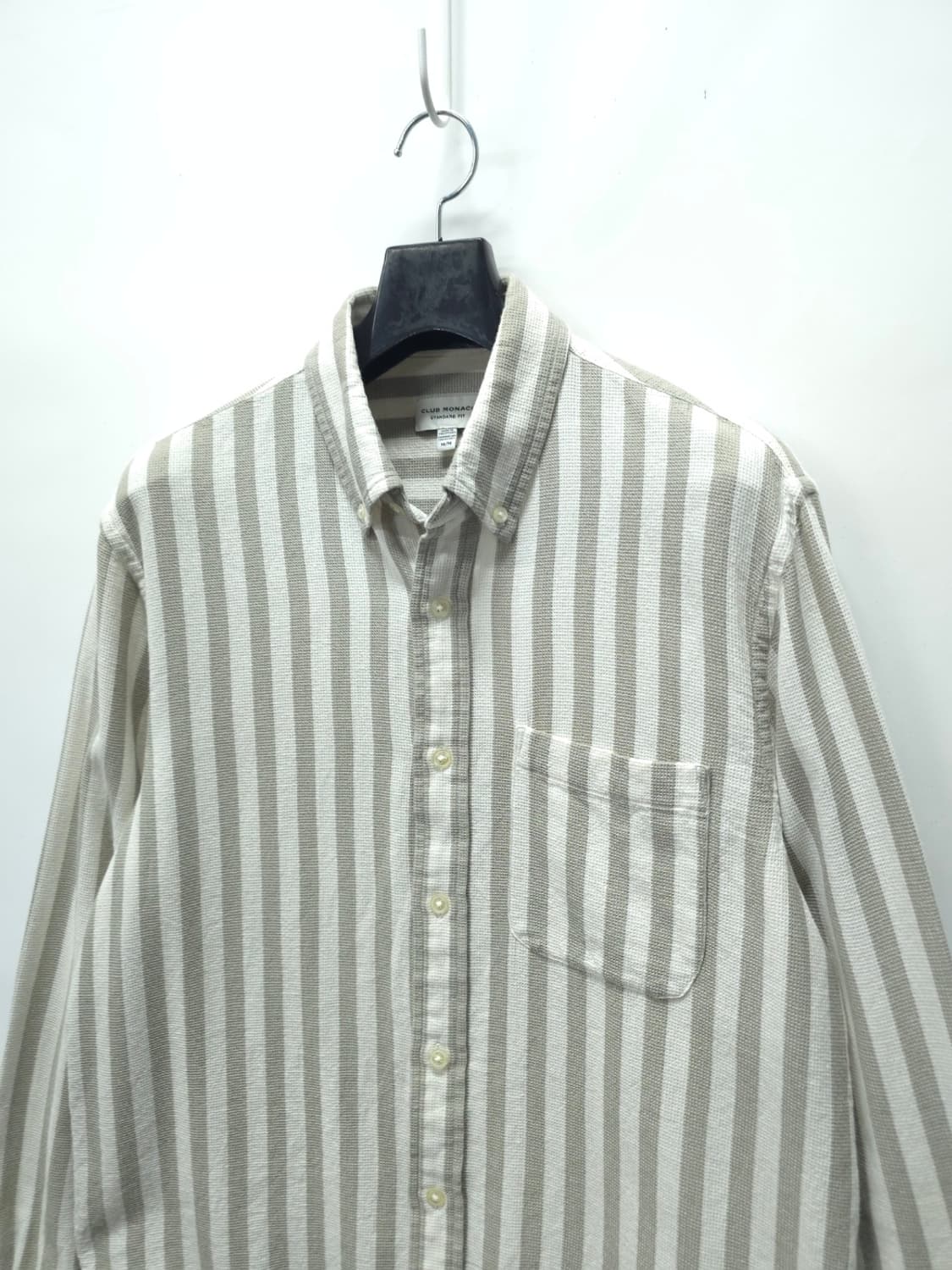 클럽모나코 와플 스트라이프 셔츠 (95~100) 상품이미지3