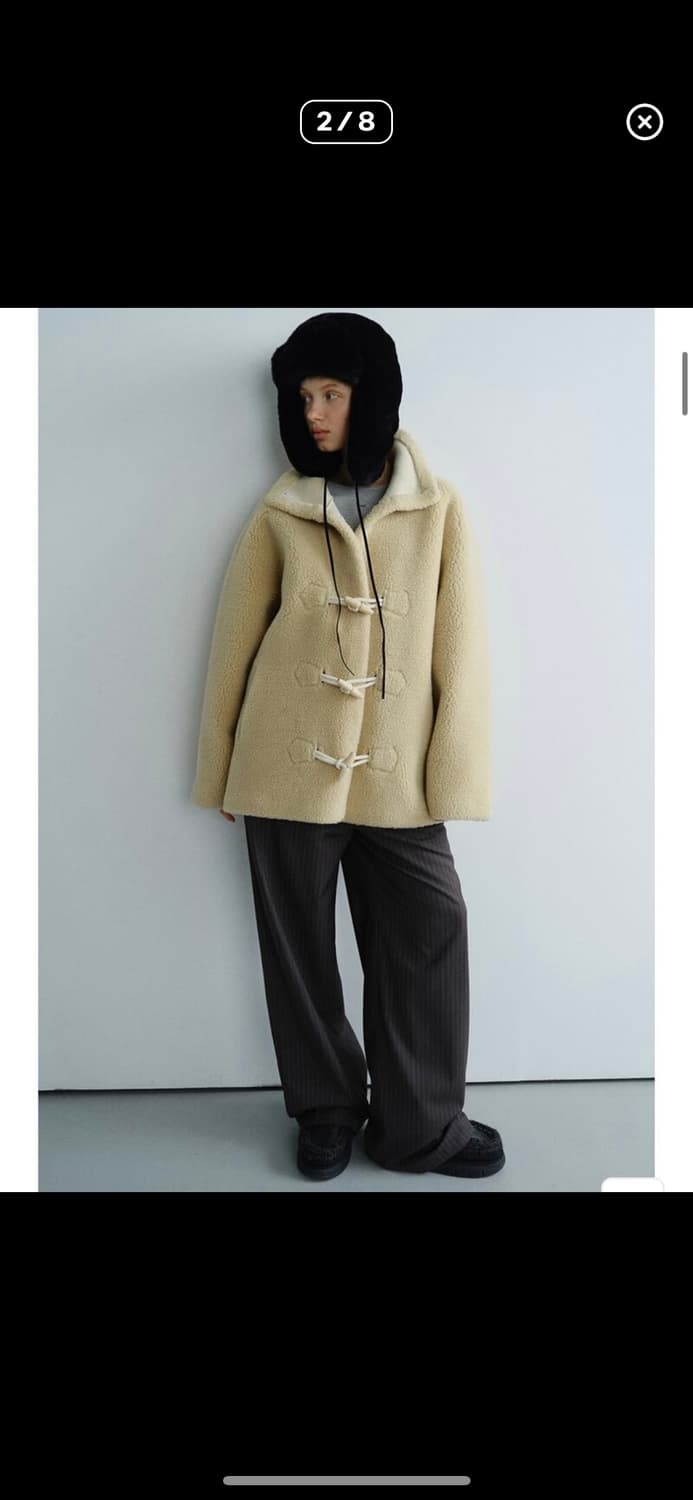 엔오르 리버시블 무스탕 (울소재) 상품이미지2