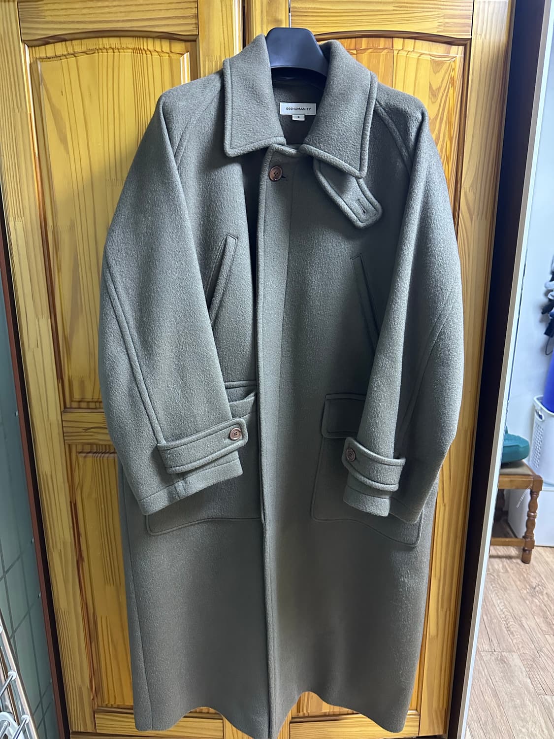 [3] 999휴머니티 발마칸코트 올리브 상품이미지2