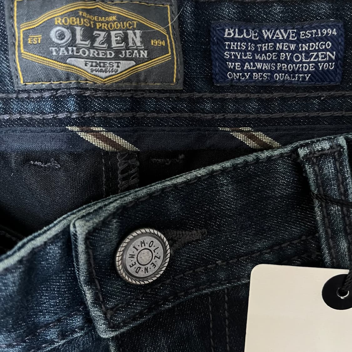 새상품 올젠 테일러드 남성 데님 청바지 76-98  상품이미지5