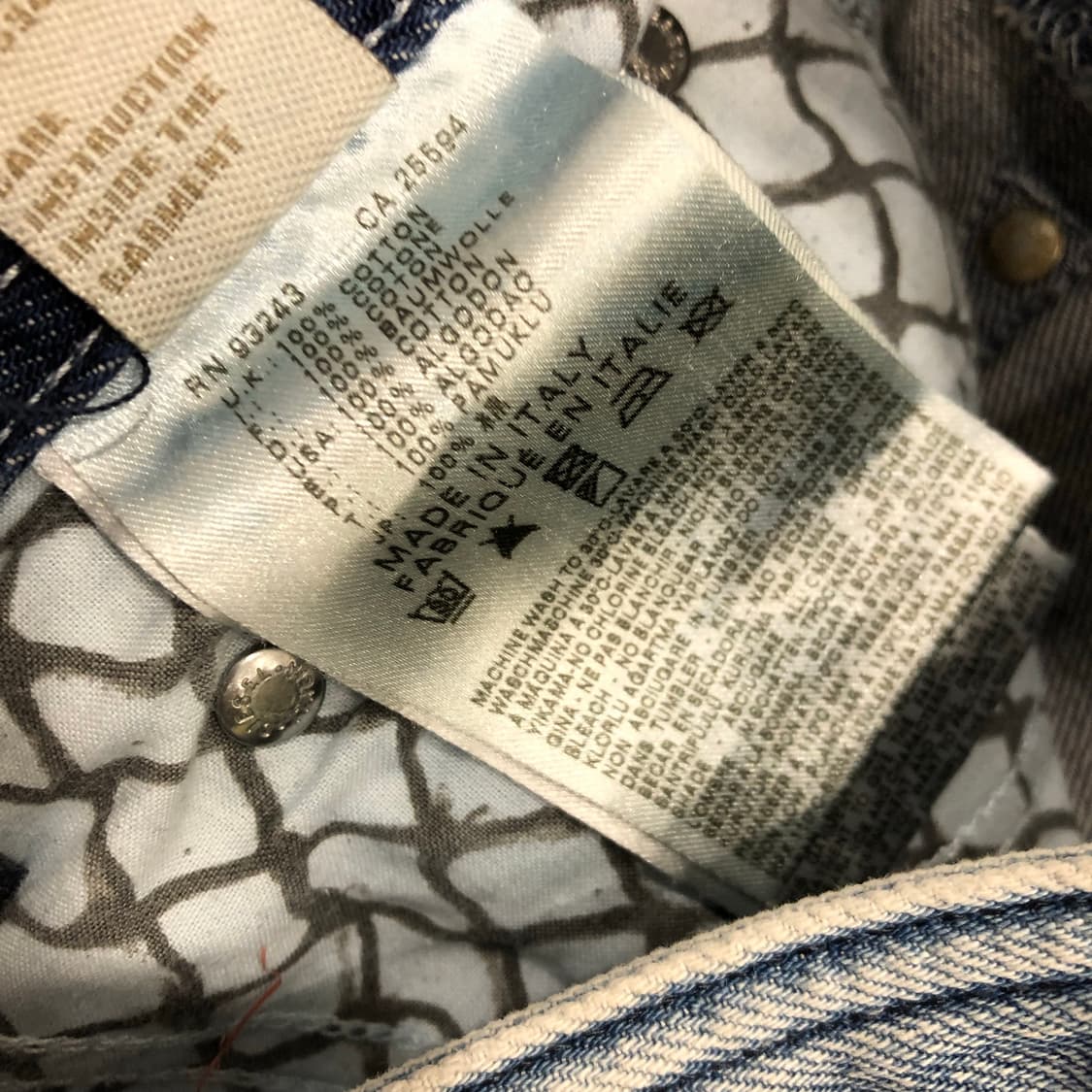 디젤 Timmen 디스 워싱 데님 팬츠 상품이미지10