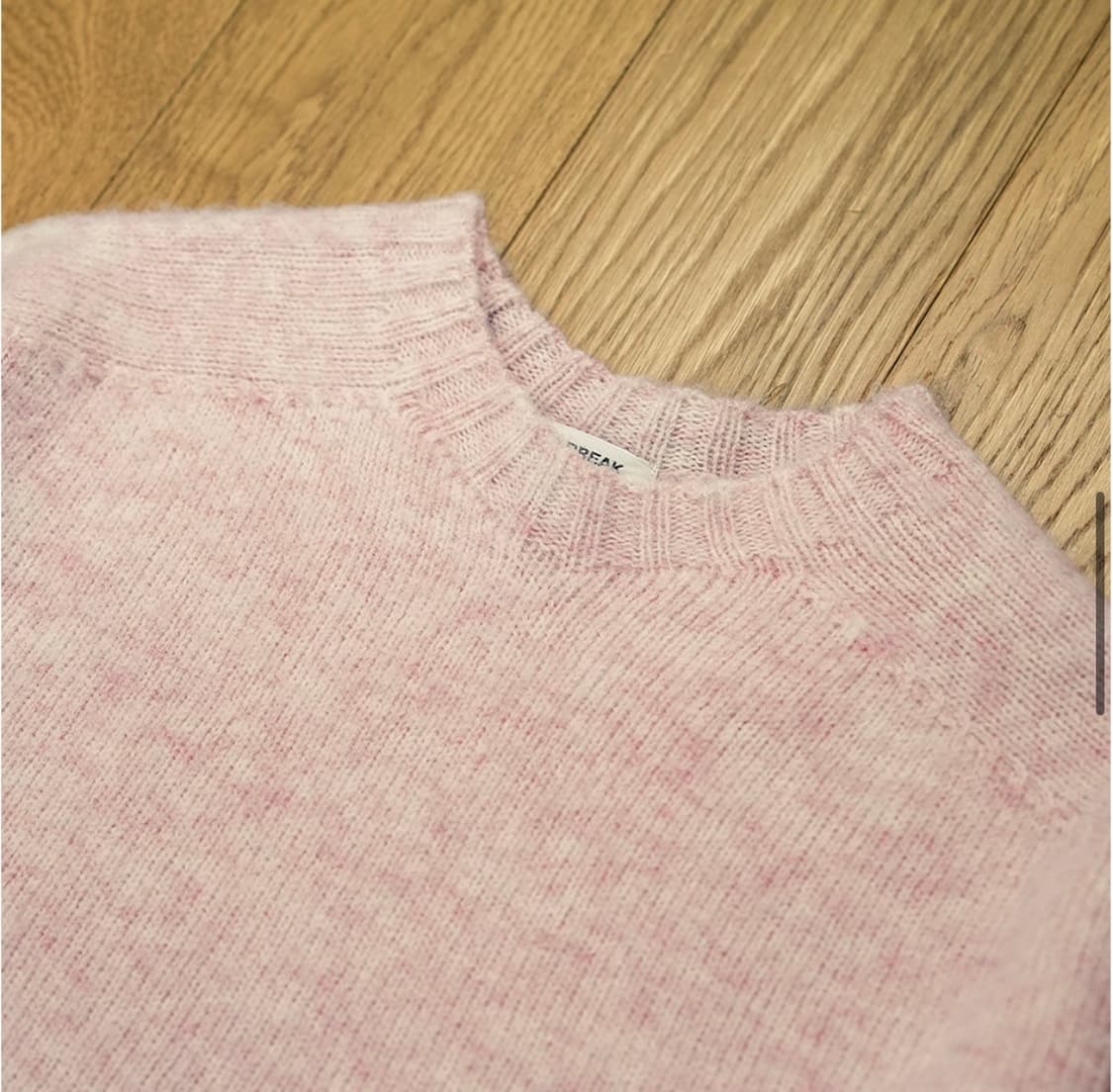 FALL BREAK 26SS 쉐기독 스웨터 핑크 1사이즈 상품이미지3