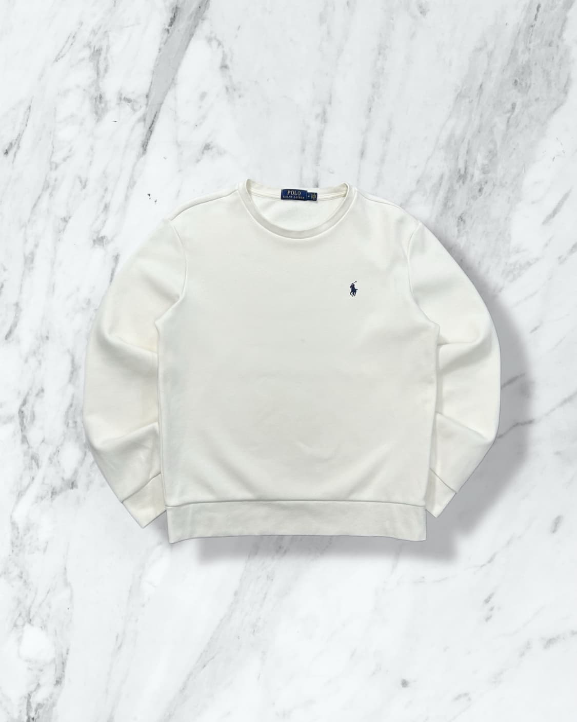 폴로 랄프로렌 아이보리 기모 맨투맨  상품이미지1