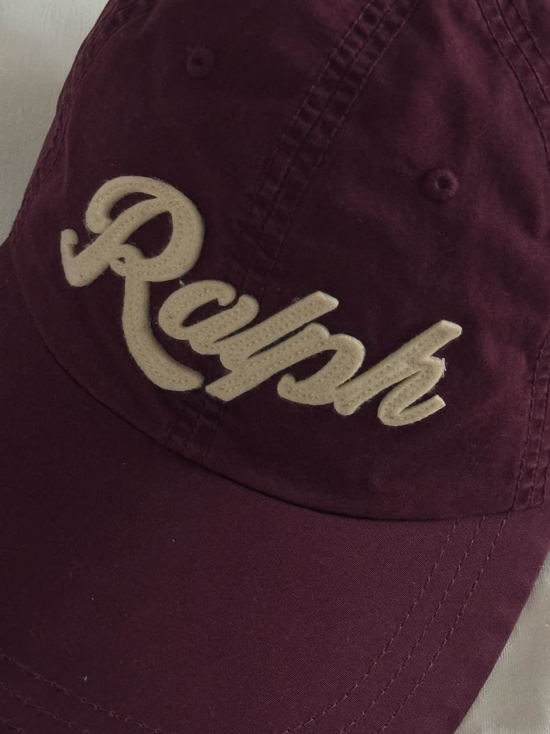 폴로 랄프로렌 Ralph 롱 빌 포플린 캡 상품이미지6