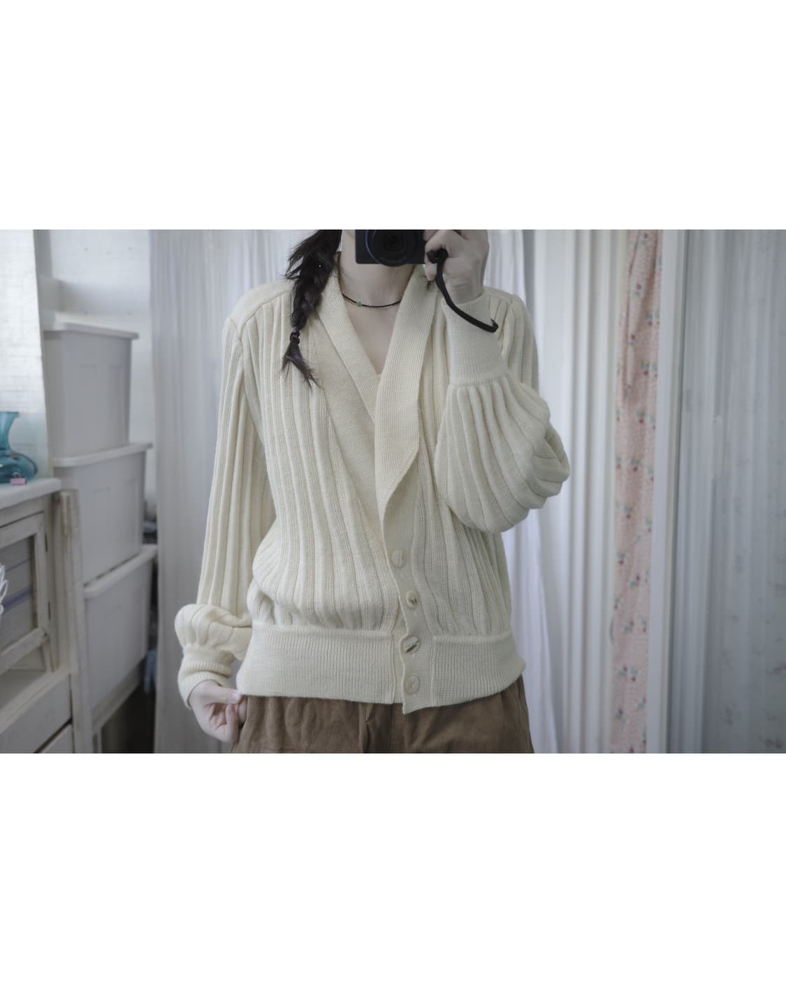 V-line remon cardigan 상품이미지5