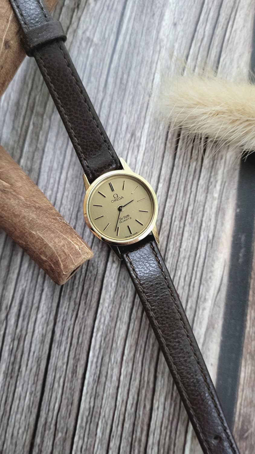 정품 오메가 드빌 라운드 푸쉬 쿼츠시계 [정품박스,밴드포함] 상품이미지3