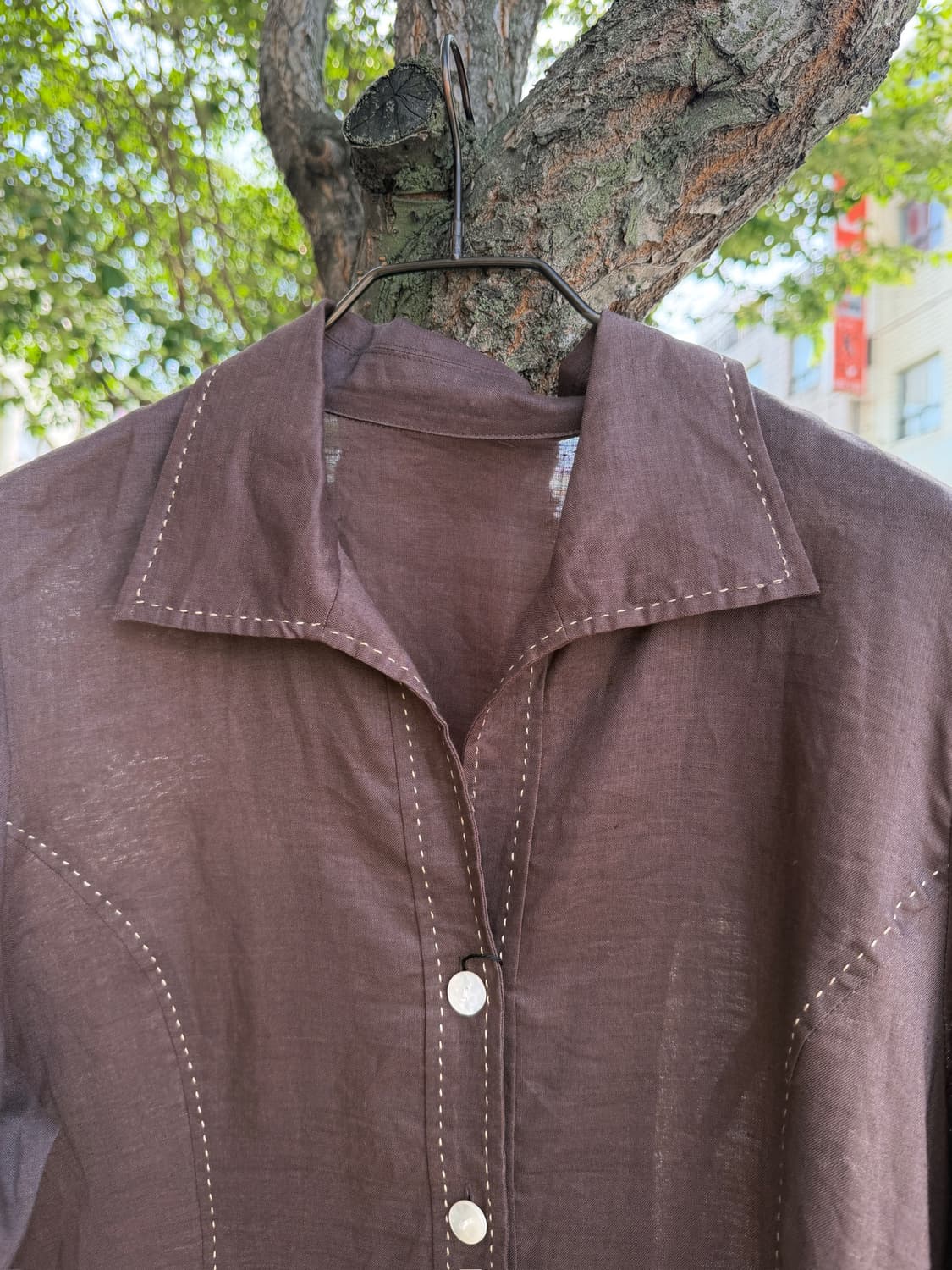 Silk Road Linen Stitch Open Collar Jack 상품이미지3