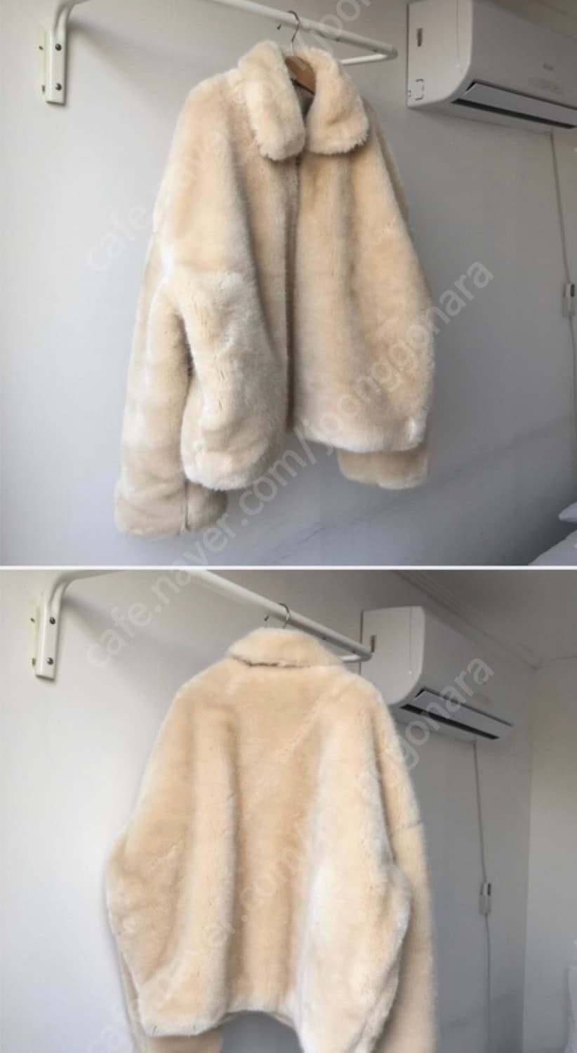 윤위즈덤 퍼자켓 베이지 상품이미지2