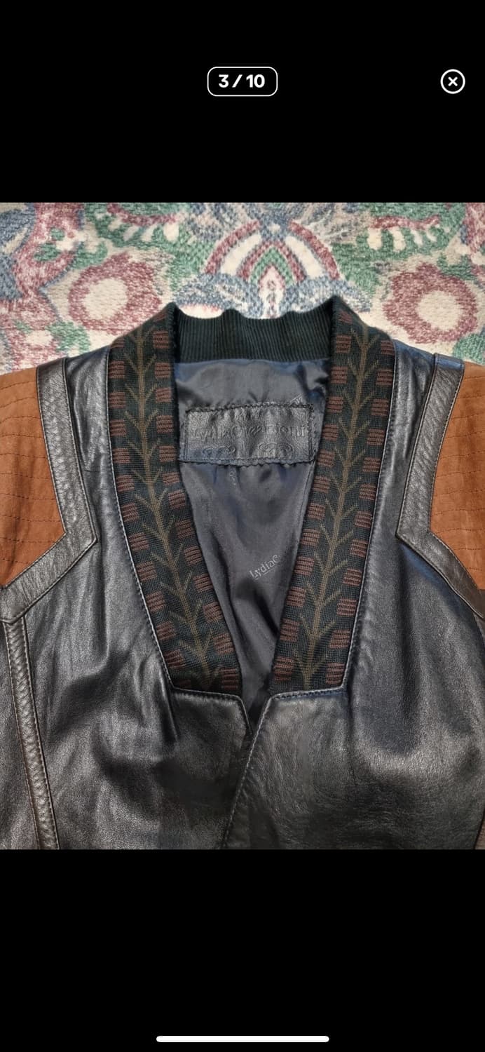 레더자켓 블랙 상품이미지3