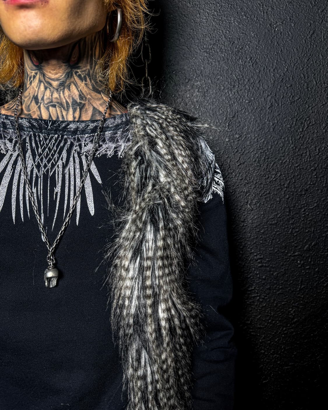 Faux Fur Sleeveless Vest 상품이미지2