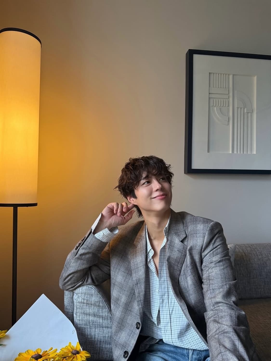 [박보검님 착용] 셀린느 25AW 프린스오브웨일즈 체크 자켓 상품이미지5